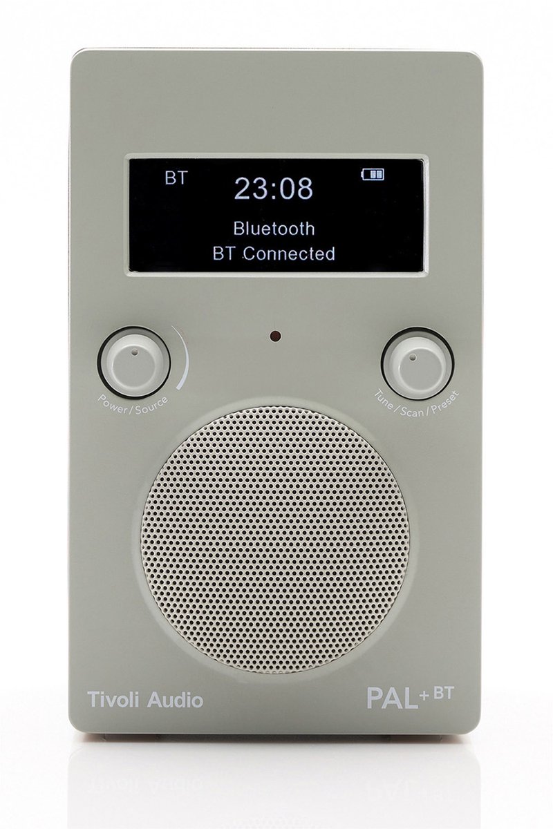 Tivoli Audio - PAL+Bluetooth - Draagbare DAB+ radio - Grijs