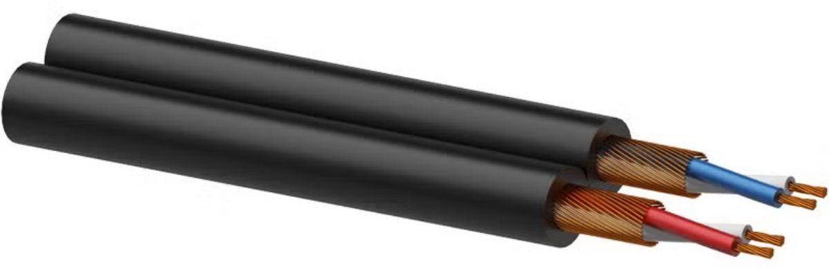 Procab SIG58/1 audiokabel, 2x2 0.16 mm², ø 8 mm, per meter