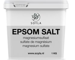 Soyla - Epsom Zout - 1 KG - Badzout - Epsom Salt - Magnesiumsulfaat