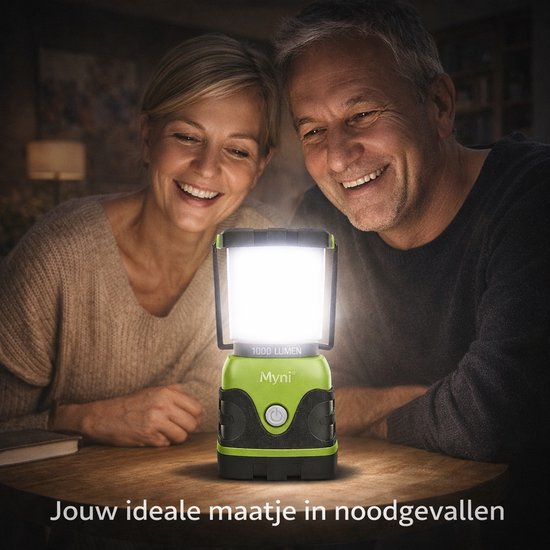 Noodlamp - Noodlamp bij Stroomuitval - Noodlamp voor Oorlog - Noodlamp voor Thuis - lamp - Kampeerlamp - Tentlamp van Internova — afbeelding 4