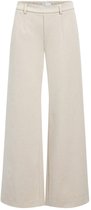Object Objlisa Wide Pant Broeken Dames - Beige - Maat 42