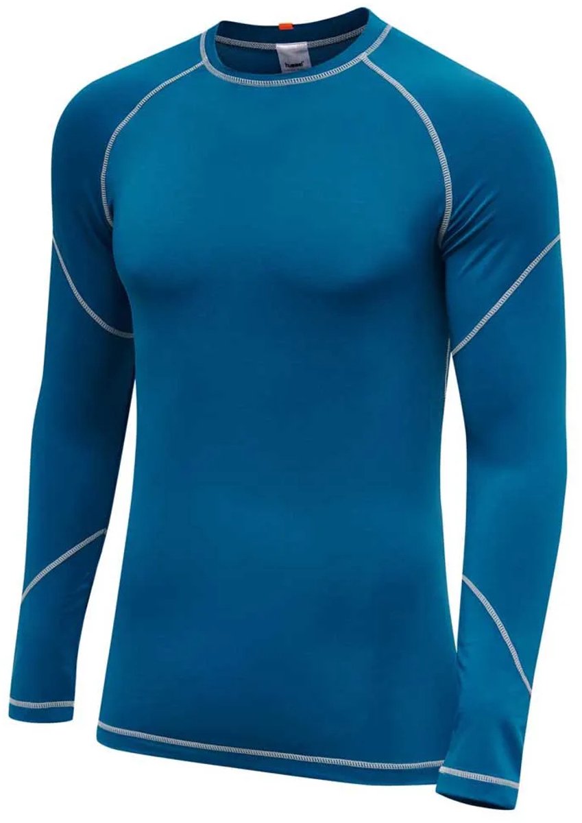 Hummel Inventus T-shirt Met Lange Mouwen Blauw 2XL Man