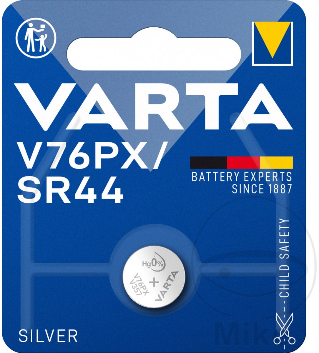 V76PX SR44 batterij1.55V Varta