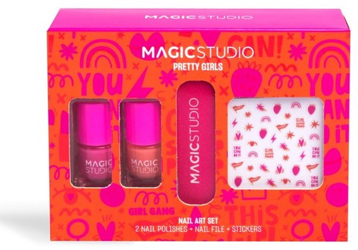 Magic Studio Nagellak Set - Nagellak - 2x4 ml, voor meisjes