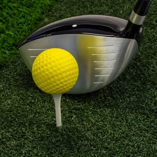 Distance golfballen 6 stuks - geel van Merkloos — afbeelding 2