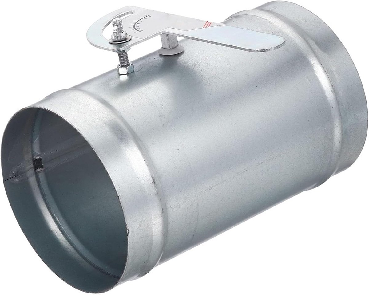 Handmatige Volumedemper 12,7 cm voor HVAC Kanaal - Gegalvaniseerd IJzer - Luchtstroom Regelklep
