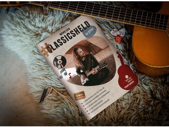 #Classicsheld gitaarboek - 21 Populaire Liedjes + Instructievideo’s - Gitaarspelen voor beginners