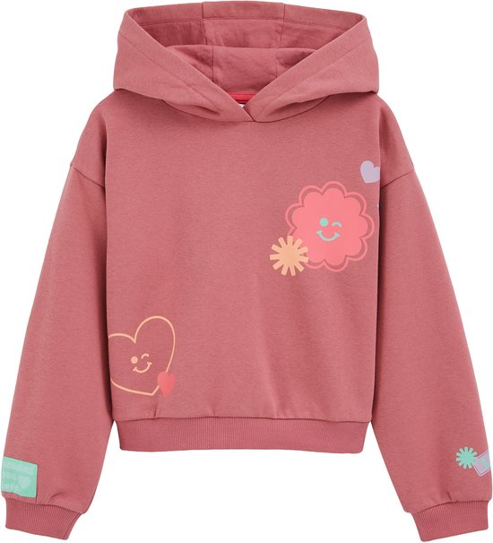 Sweat à capuche WE Fashion Filles avec imprimé