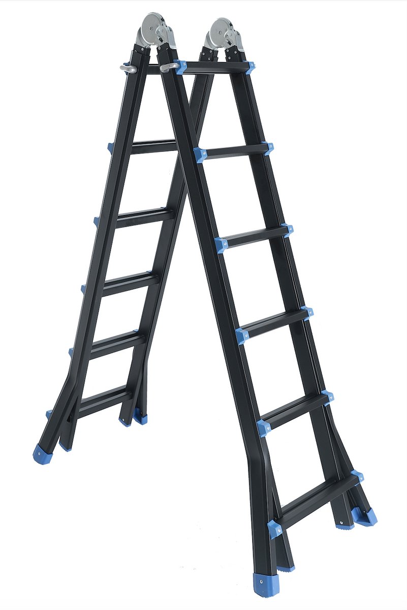 MARK TOOLS PRO - Multiladder Uitschuifbare Vouwladder 4x6 - 5,15 meter – foto 5