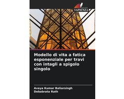 Modello di vita a fatica esponenziale per travi con intagli a spigolo singolo