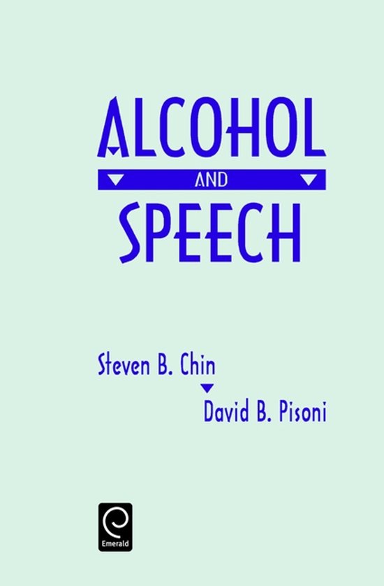 Alcohol and Speech - cover
