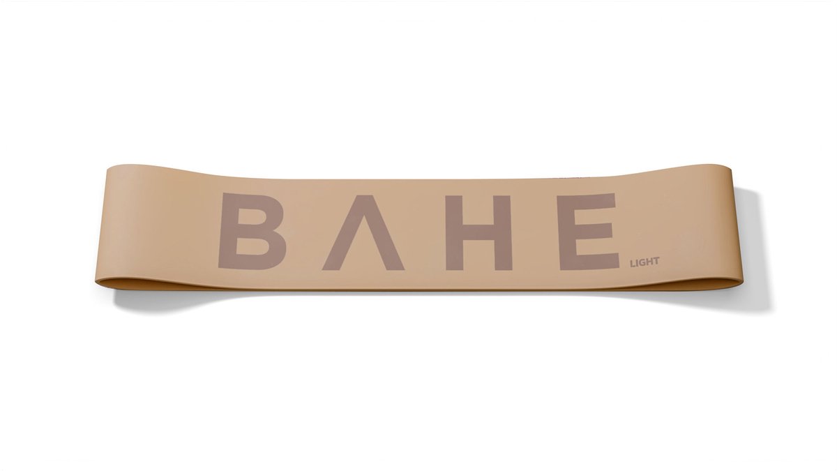 BAHE - Studio Toning Loop - Weerstandsband Light - Fitnessband - Fitness elastiek - max 12.9 kg