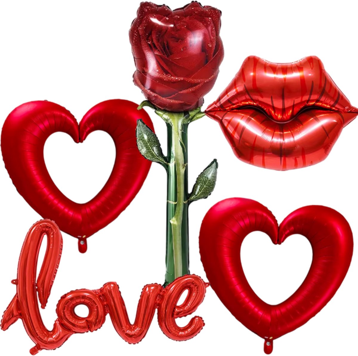 Creëer een Romantische Sfeer – Decoratieve Ballonnen Set voor Valentijnsdag, Feesten & Speciale Momenten