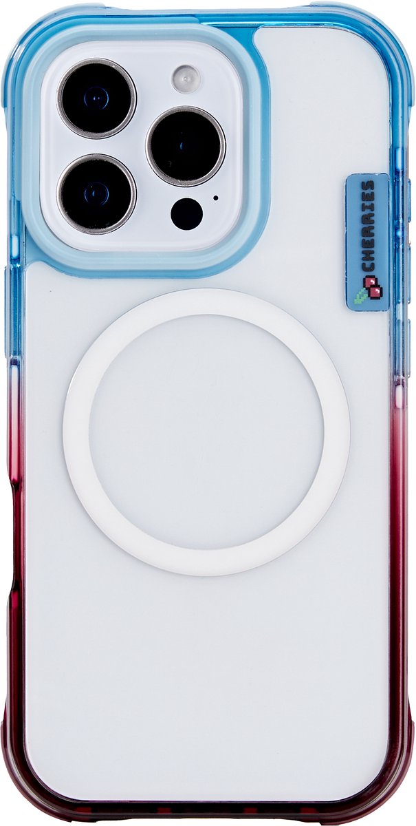 CHERRIES telefoonhoesje voor iPhone 14 - MagSafe-ready case - Schokbestendig - Defender - Pepsi - Cherries Geur