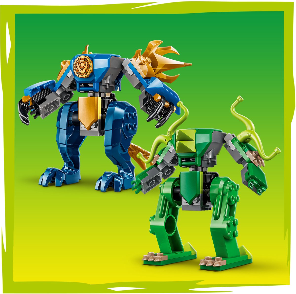 LEGO Ninjago Jay's drakenmechastrijd: 2 mecha, 107 delen, vanaf 4 jaar thumbnail 2