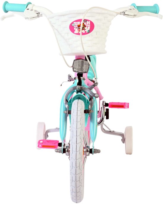 Paw Patrol Kinderfiets - Meisjes - 14 inch - Roze - Twee handremmen van PAW PATROL — afbeelding 2