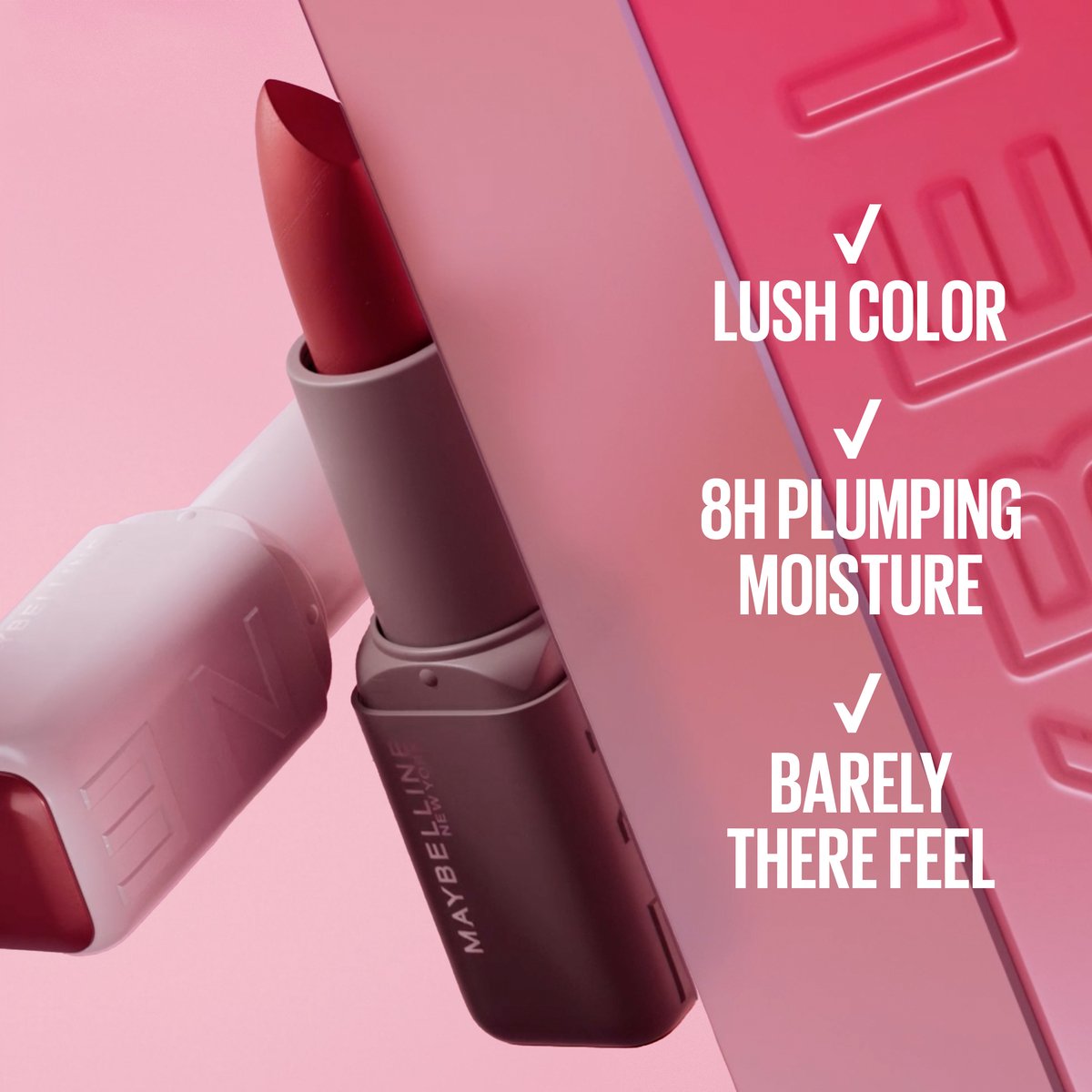 Maybelline New York Maybe It's Serum Lipstick - Intense kleur - Hydrateert en maakt voller - 004 Wild Card — cadeau in Verzorging - foto 2