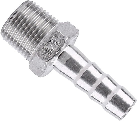 Parallel Thread Rj Fitting Rvs Hose Connector Fittings - RVS - Male Thread Adapter - Air Hose Pipe ...