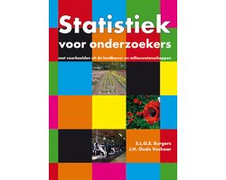 Omslag van Statistiek voor onderzoekers