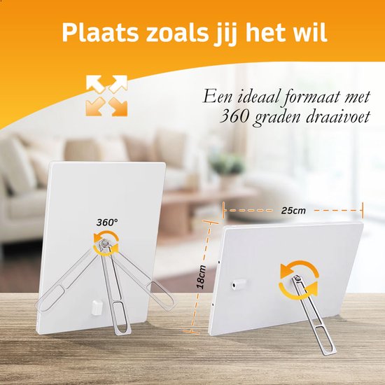BrightLife Daglichtlamp - Lichttherapie lamp - Energielamp - Bureaulamp - Hobbylamp - Voor meer Energie - Ideaal tegen Winterdepressie - 12.000 LUX - Incl. Ebook