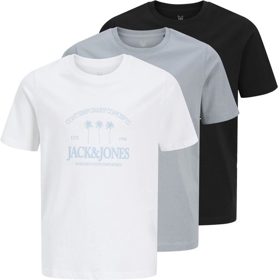 JACK&JONES - JORNANTUCKET TEE SS CN FST 3PK MP JNR - Jongens - T-shirts