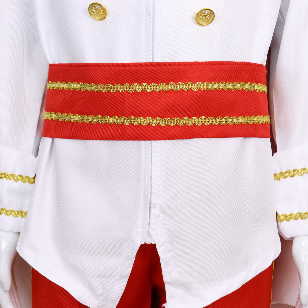 Joya Kids® Luxe Prins Verkleedkleding Kind | Koning Kostuum voor Jongens | Compleet Verkleedpak met Cape, Kroon, Staf & Schoenhoezen | Majesteit Pak Kinderen | Carnaval, Verkleedfeest, Schooltoneel | — afbeelding 4
