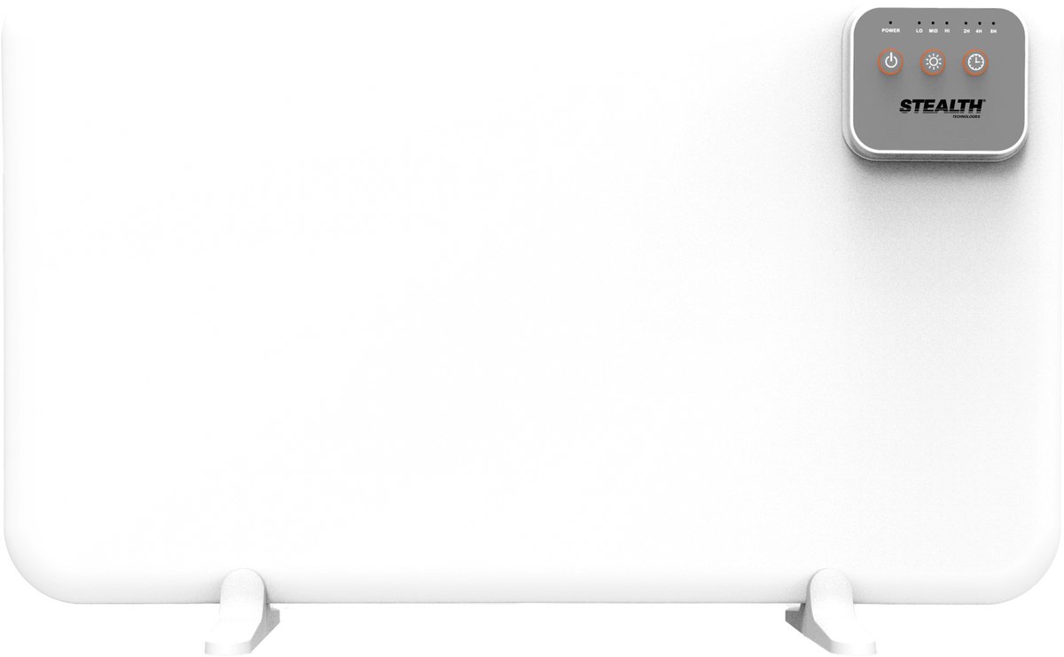 Stealth ST-DH120W Infrarood Bureauverwarmer - Compact - Energiezuinig - Gerichte Warmte