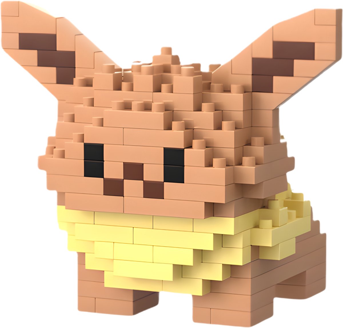 Eevee - Nano Blocks - Bouwset – 234 Stukjes DIY Mini Bouwstenen - Blokken - Speelgoed - BRICKY