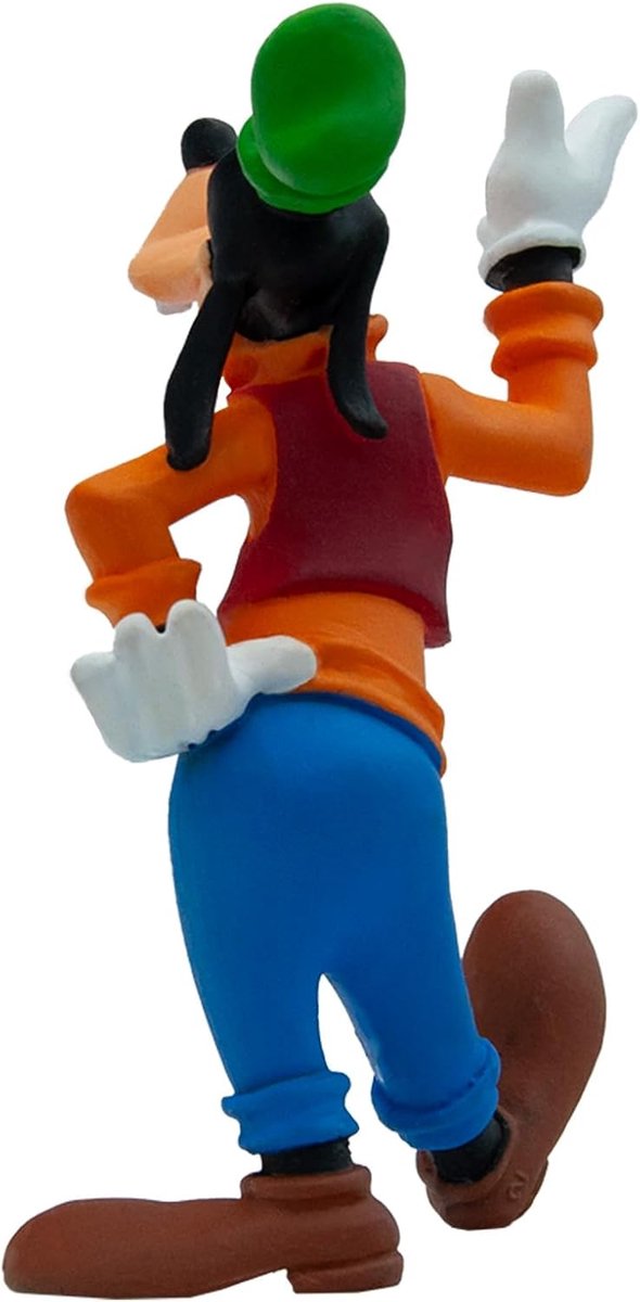 Bullyland 15346 – Speelfiguur en verzamelfiguur Goofy uit Disney, ca. 9 cm – levensecht en detailrijk vormgegeven – ideaal als taartfiguur en klein cadeautje voor kinderen vanaf 3 jaar. — afbeelding 6