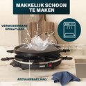 Princess raclette grill met verwijderbare grillplaat, vaatwasserbestendig. Anti-aanbaklaag.