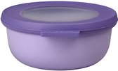 Mepal - Multi bol Cirqula rond 350 ml - Mag au congélateur, au micro-ondes et au lave-vaisselle - Lilas vif - Convient comme récipient de préparation de repas, récipient frais, boîte de rangement