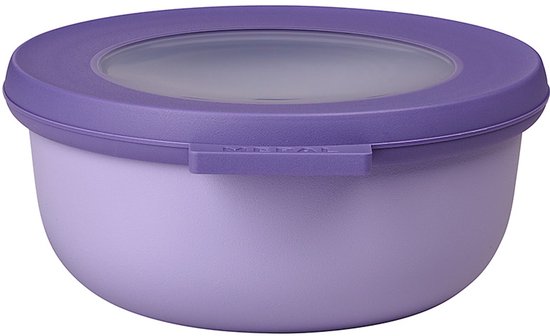 Mepal - Multi bol Cirqula rond 350 ml - Mag au congélateur, au micro-ondes et au lave-vaisselle - Lilas vif - Convient comme récipient de préparation de repas, récipient frais, boîte de rangement