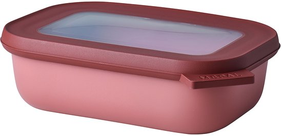 Mepal - Multikom Cirqula vershouddoos - 500 ml - Rechthoekig - Vivid mauve