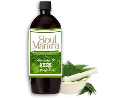 100% natuurlijke neemolie 1000 ml klaar voor gebruik | Voor huis en tuin, ongediertebestrijding, bladverzorging, kamerplanten, spuitflessen, tuinplanten, balkon met Kajal-sticker