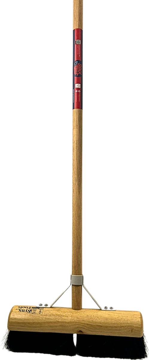 Synx Tools bezem Binnenbezem Zaalveger 30 cm - Paardenhaar / Kamerveger - Zachte bezem 30 cm - Bezemsteel - Veger schoonmaken - Bezems Binnen - Besem zacht met Steel 150 cm van Synx Tools — afbeelding 5