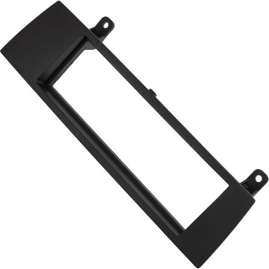 Mascherina 1 DIN AERZETIX Per Autoradio – Compatibile BMW Serie 1/3, X1, X4, In Plastica Nera, Per Sostituzione OEM