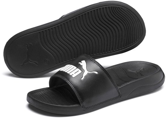 Slippers Puma - Taille 37 - Unisexe - noir, blanc