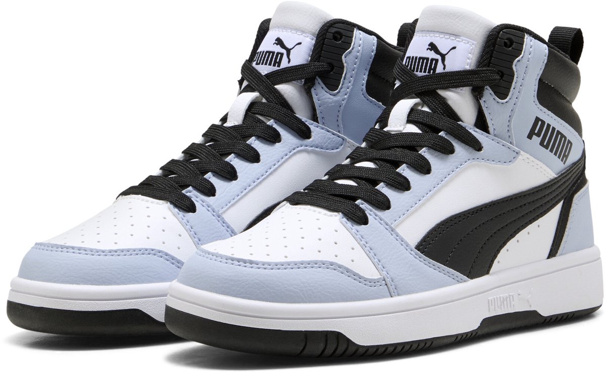 PUMA Puma Rebound V6 Mid Jr Unisex Sneakers PUMA -Snow Mountain -PUMA Zwart