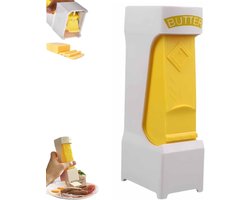 One-Touch Butter Cutter, One Butter Slicer en Storage Case, Efficiënte roestvrijstalen boterblemdispenser voor brood, taarten, koekjes (1pcs)