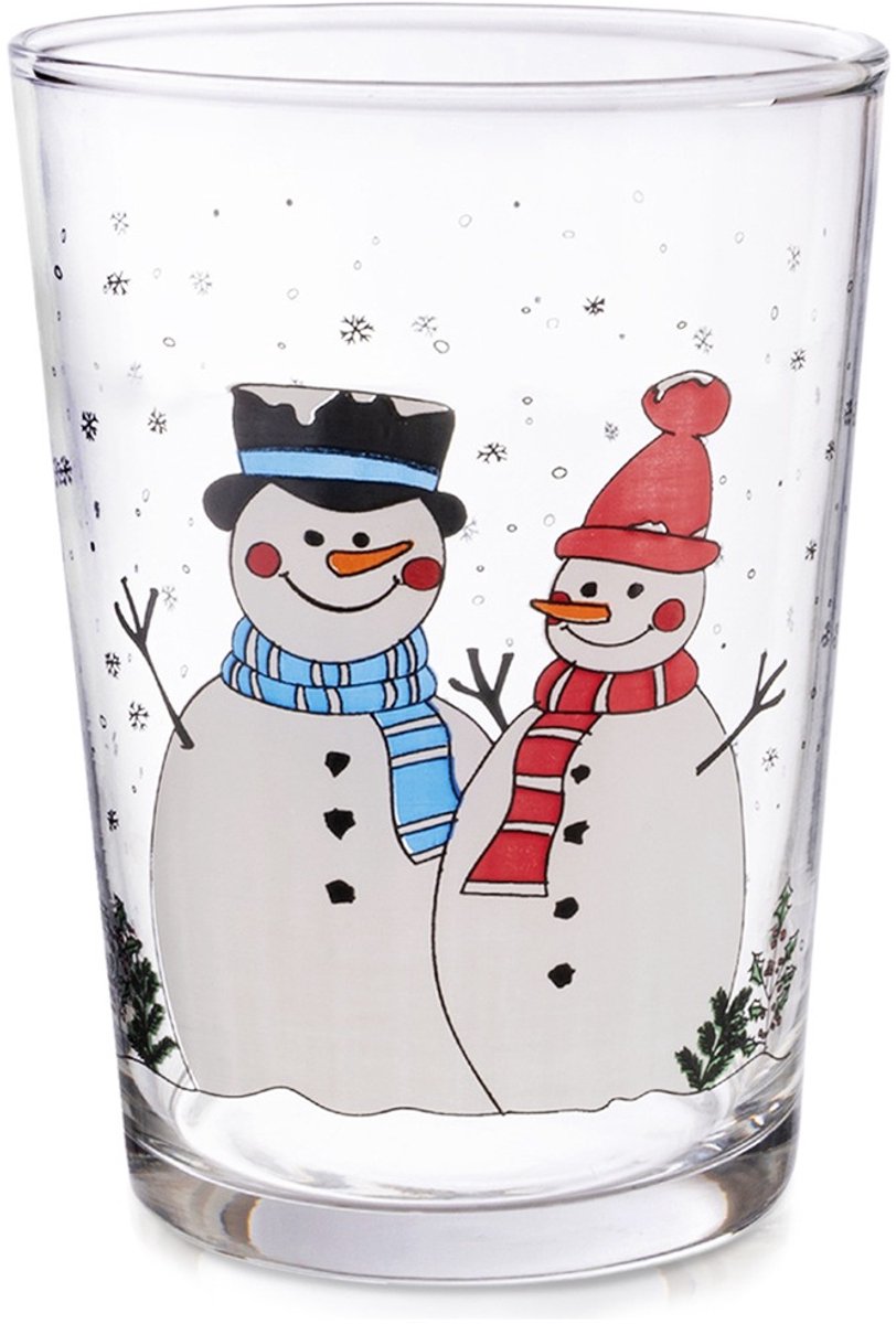 Drinkglas Sneeuwpoppen 500 ml - Waterglas - Waterglazen