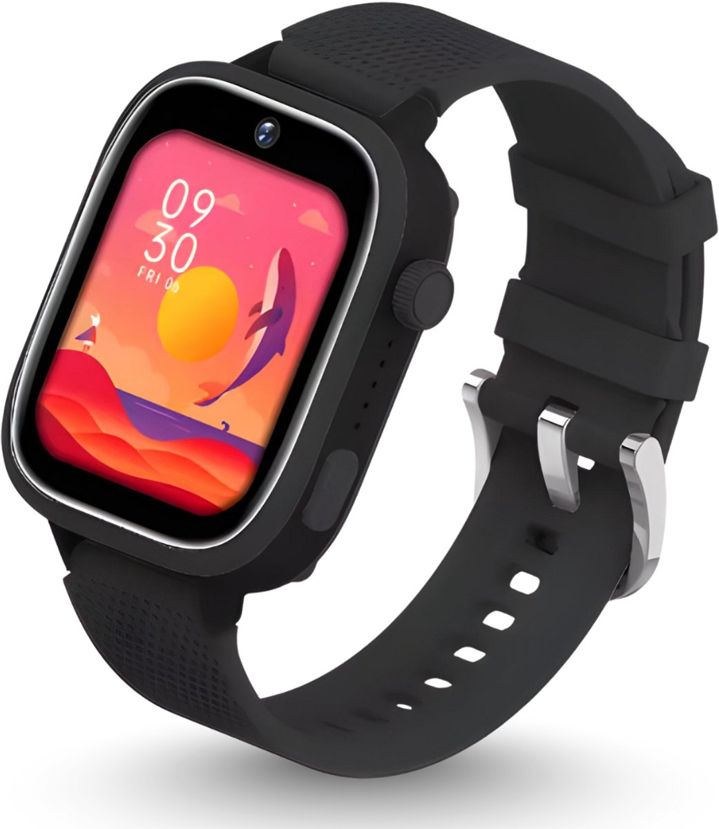 CosmoToys® Smartwatch Kinderen - GPS Horloge Kind - Kinder Smartwatch - 4G Tracker - Kinderhorloge Jongen & Meisje - Speelgoed 5 Jaar - Videobellen - Camera - Zwart