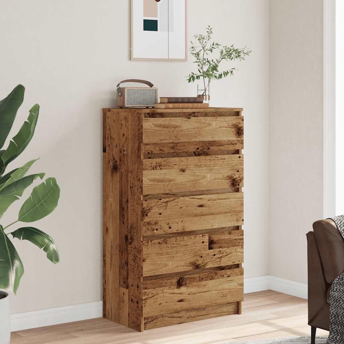 Ladekast | Dressoir, Dressoir & - 103x60x36 cm - Wit - Dressoir, Dressoir & Bijzetkast 5 - Medahomestore