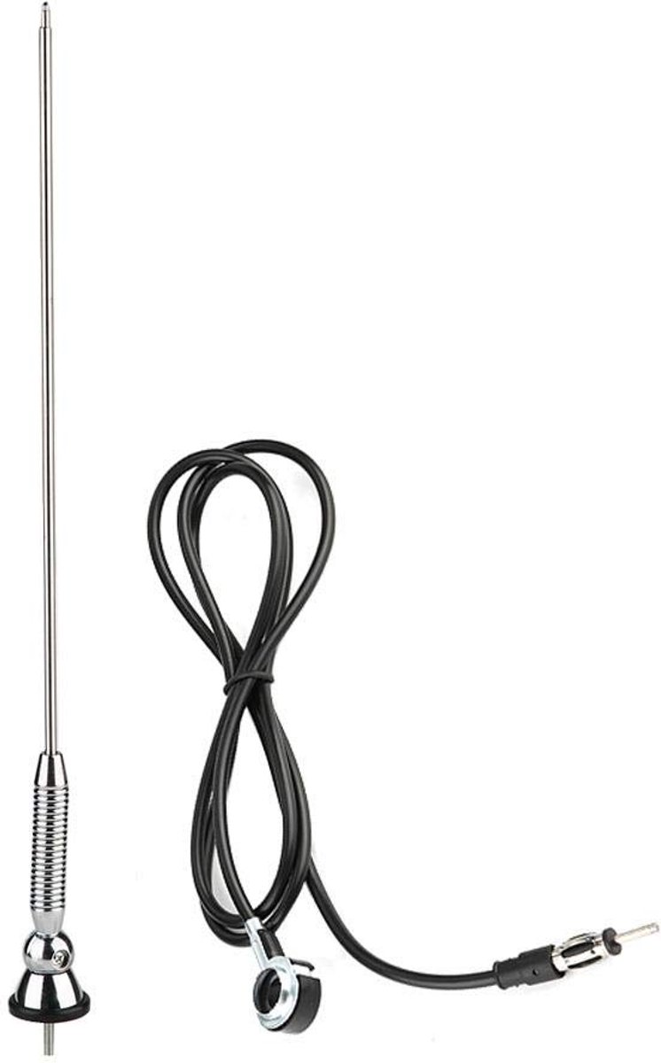 Autoantenne, 18,5" Universele autodakradio AM/FM-antenne 180° draaibaar