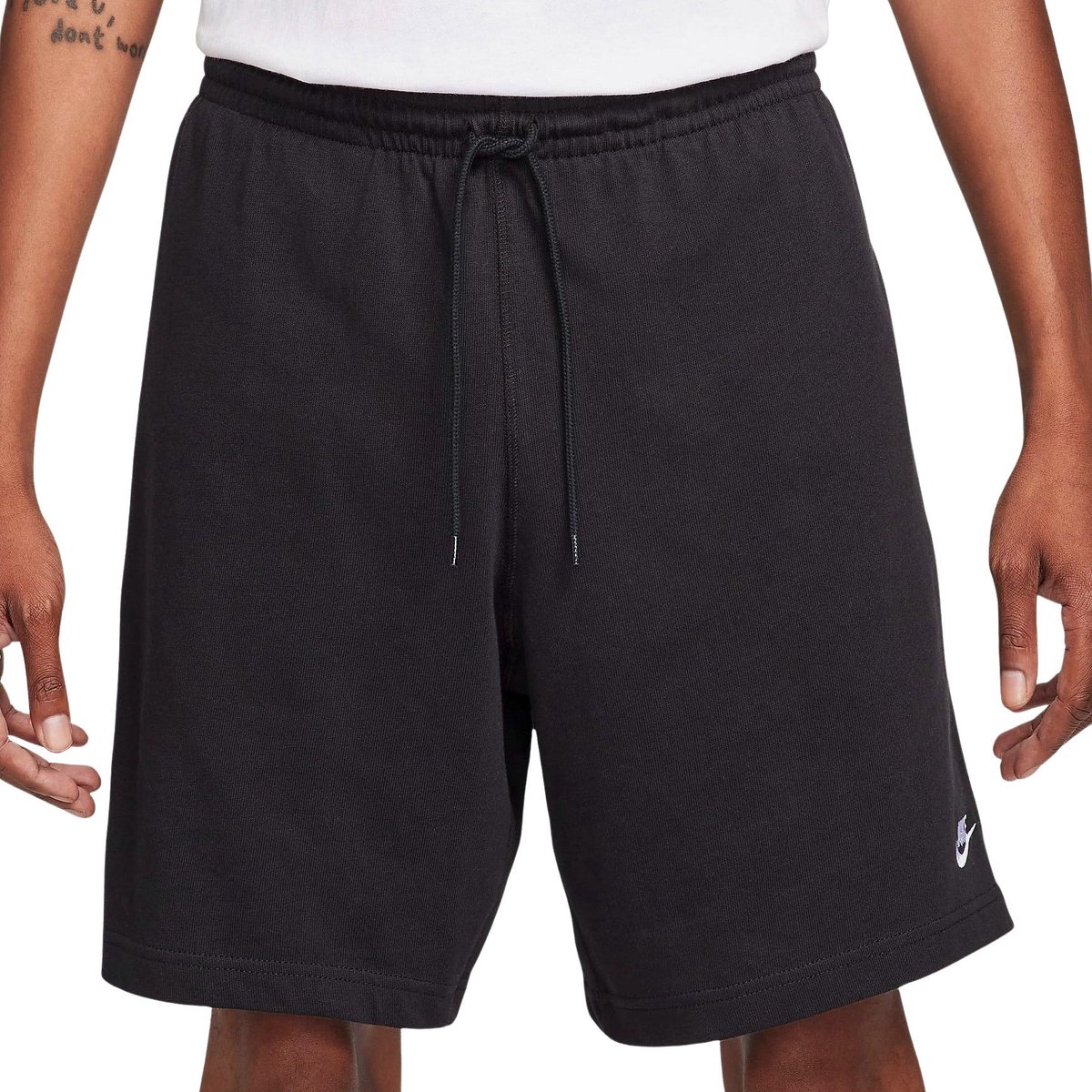 Nike Club Knit Short Heren Zwart