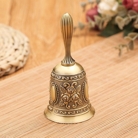 Vintage handbel - Handbel - Traditionele bel - Dienstbel - Kerstdecoratieve bel — afbeelding 2