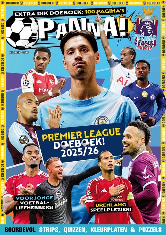 PANNA! Premier League Doeboek - Tijdschrift - Voetbal - Puzzelboek