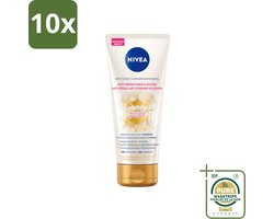 10 x NIVEA - Bodycrème - Luminous630 Tegen Striae - Tegen striemen, zonnevlekken & pigmentvlekken - Lichaamsverzorging - 200 ml - Grootverpakking - Anti Strie Crème - Strie Crème - Zonnevlek Crème - Pigmentvlek Crème - Huid Verzorging