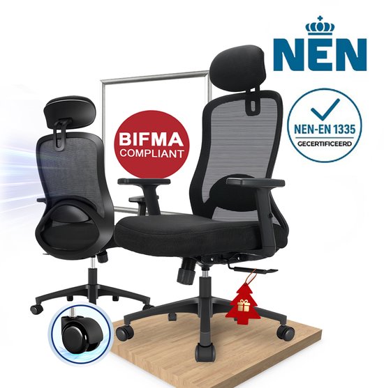 Durrafy® Durrafy Bureaustoel - Ergonomische Bureaustoel - - Durrafy® - €89,99