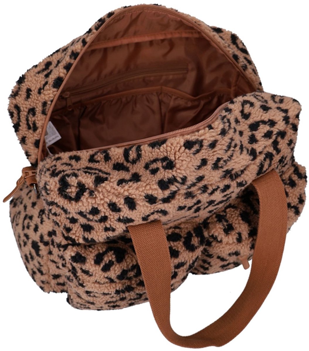 Kidzroom Care Carry Allure Luiertas - Beige - Teddy - Verschoonmatje - Verstelbare schouderband - Ophanglussen kinderwagen thumbnail 3