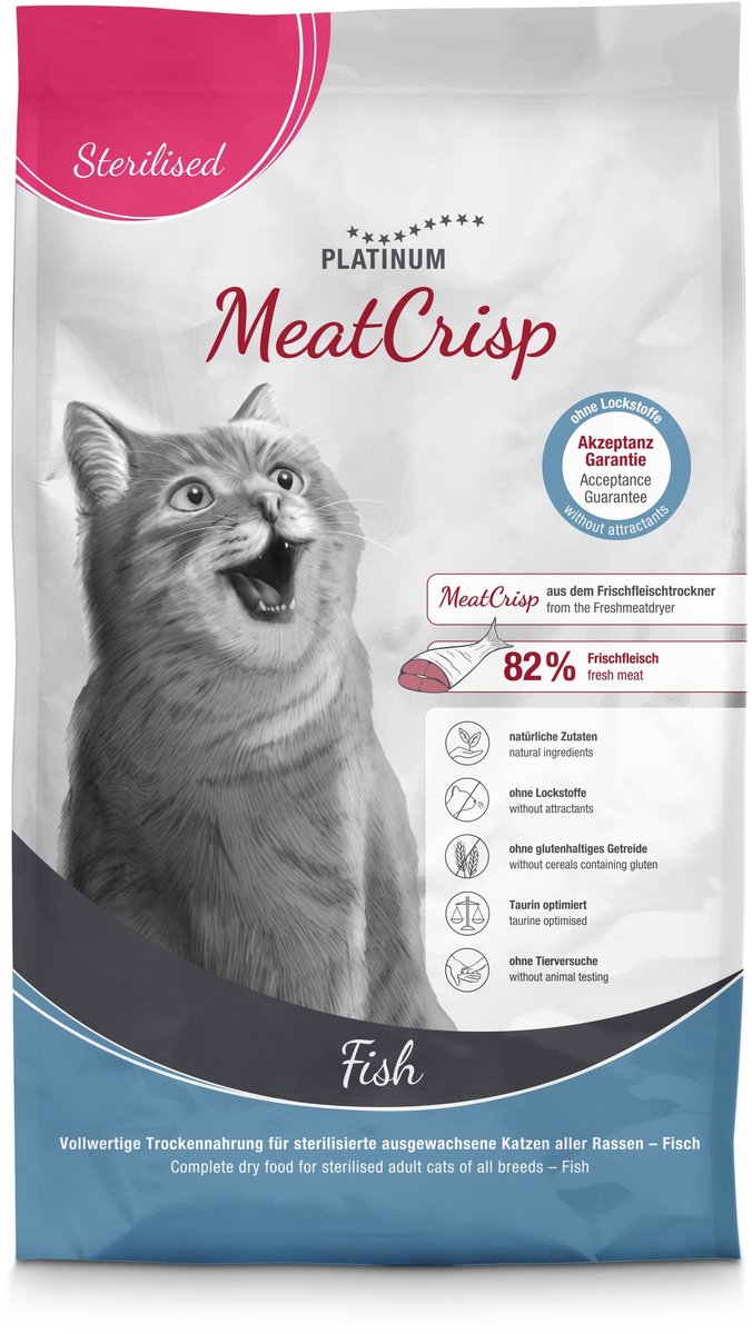 Platinum Platinum Cat MeatCrisp Sterilized Fish | 1,5kg